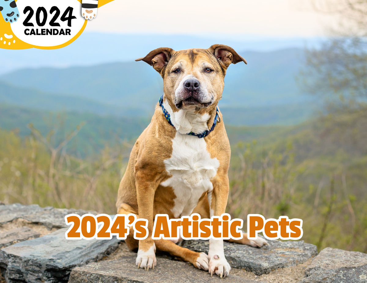 2024's Artistic Pets 2024 Wall Calendar (Published) Praise My Pet!