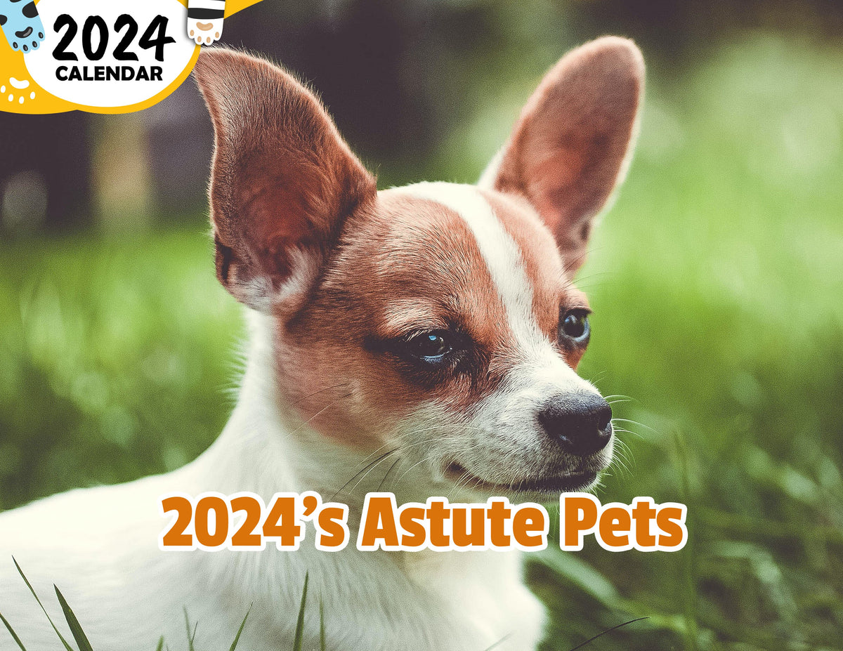 2024's Astute Pets 2024 Wall Calendar (PreOrder) Praise My Pet!