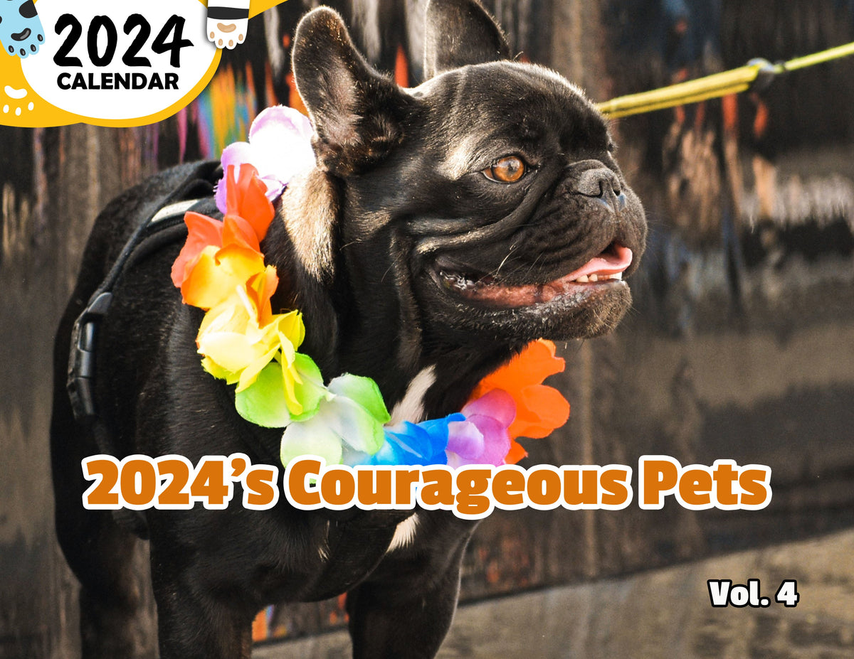 2025's Courageous Pets Volume Four 2025 Wall Calendar (PreOrder