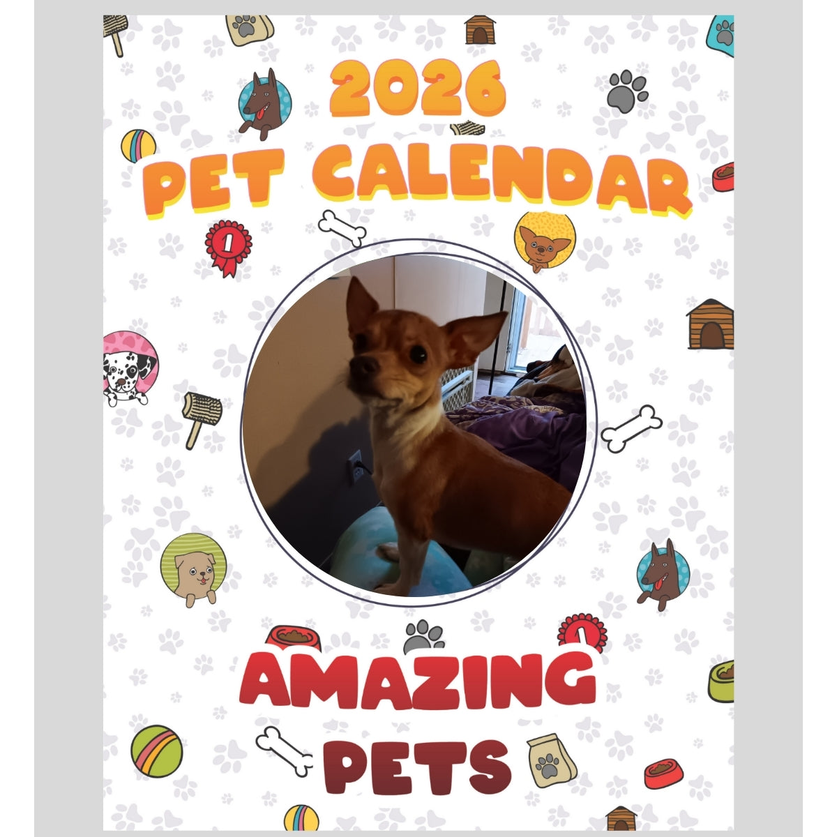 Diva Stars In Stunning Pets A 2026 Pet Calendar Praise My Pet 1200x1200 