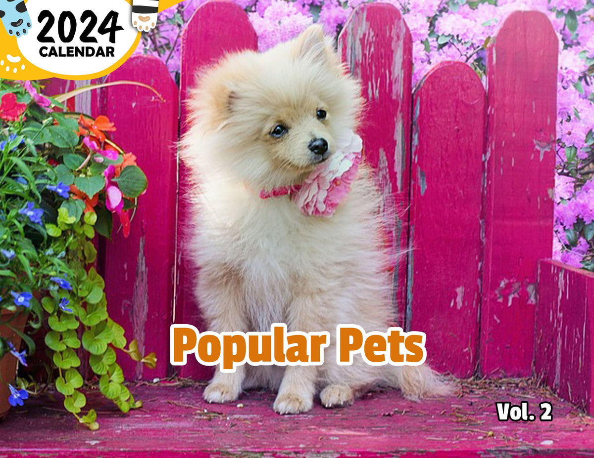 popular-pets-volume-two-2024-wall-calendar-published-praise-my-pet