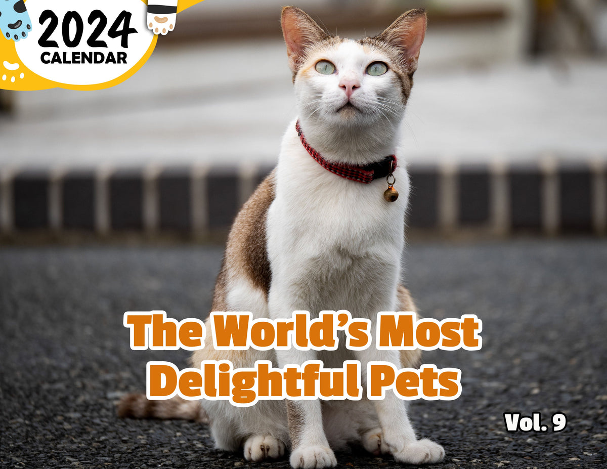 The World's Most Delightful Pets Volume Nine 2025 Wall Calendar (Pre
