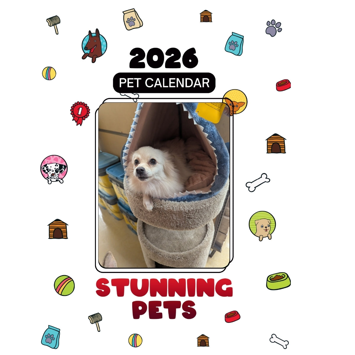 Pebbles Stars In Stunning Pets A 2026 Pet Calendar Praise My Pet 1200x1200 