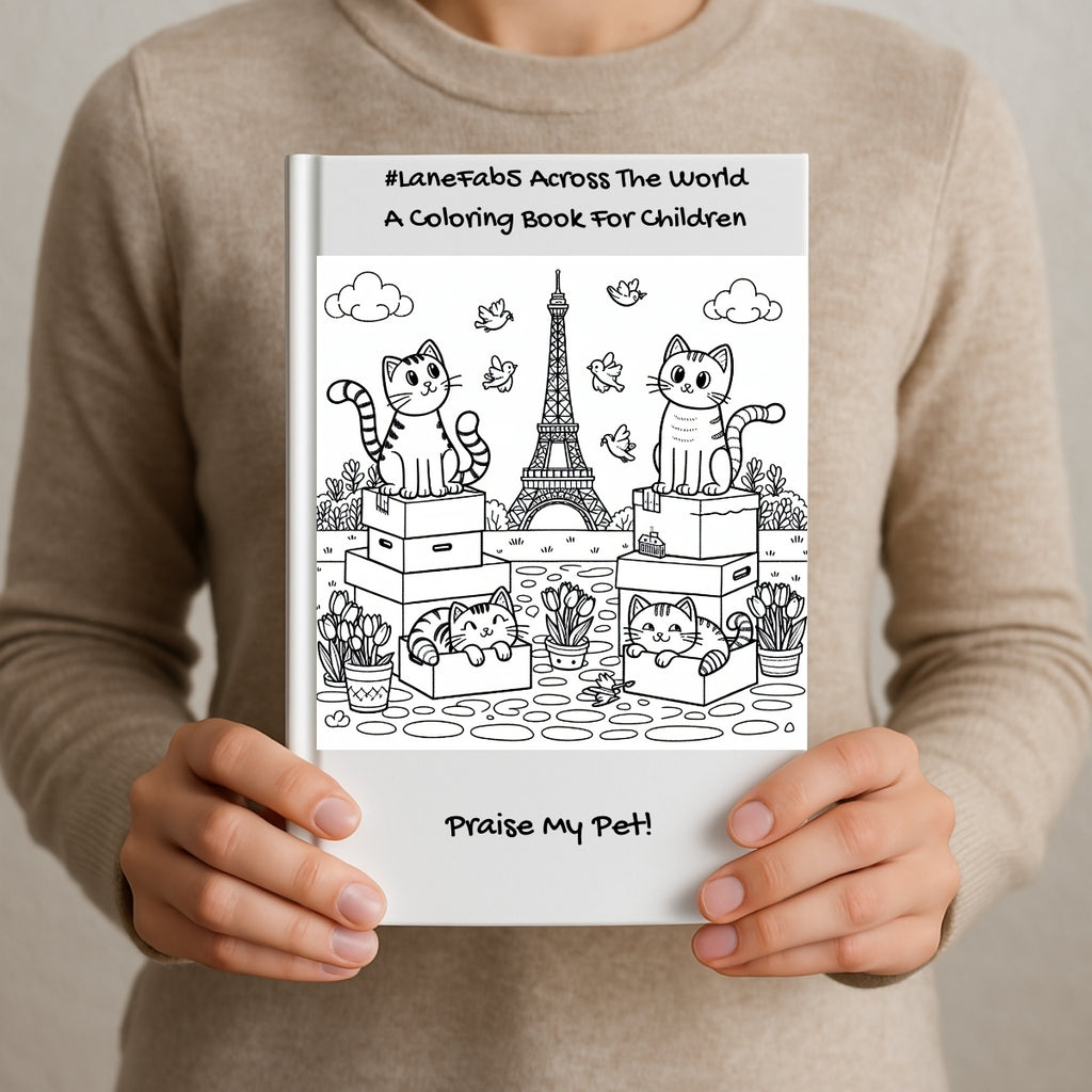 #LaneFab5 Kid's Coloring Book Series (Subscription)
