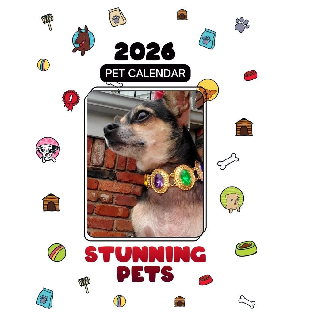 2Much Headlines Stunning Pets: A 2026 Pet Calendar