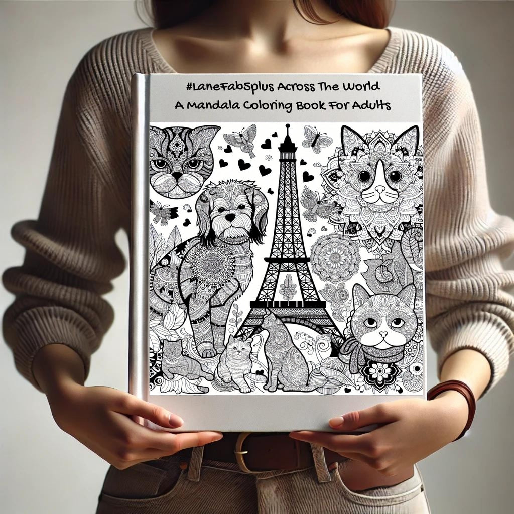 #LaneFab5plus's Mandala Coloring Book Series (Subscription)