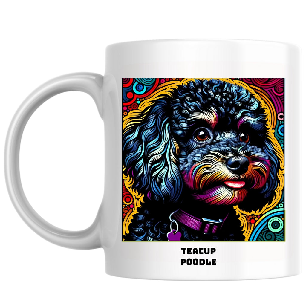 Teacup poodle the Magnificent: Pop Art Coffee Mug