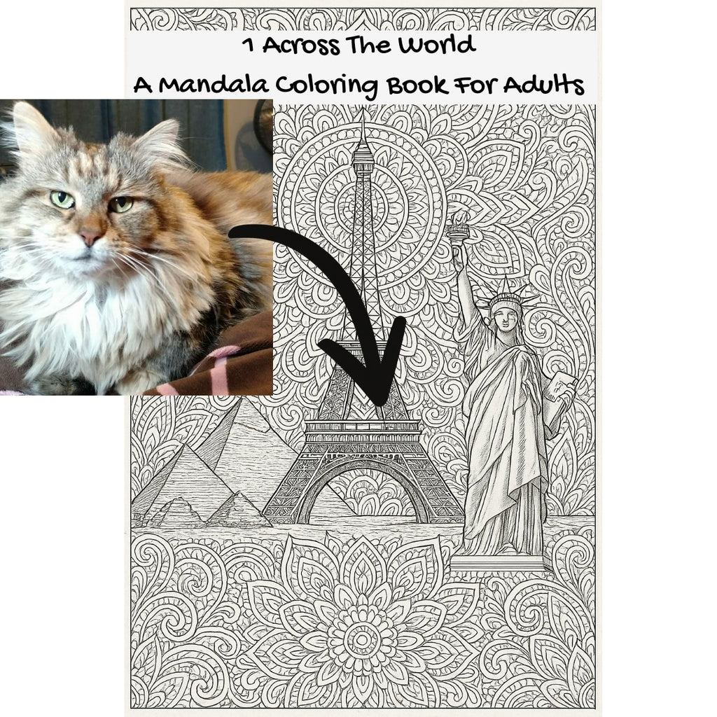 1 Across The World: A Mandala Coloring Book For Adults