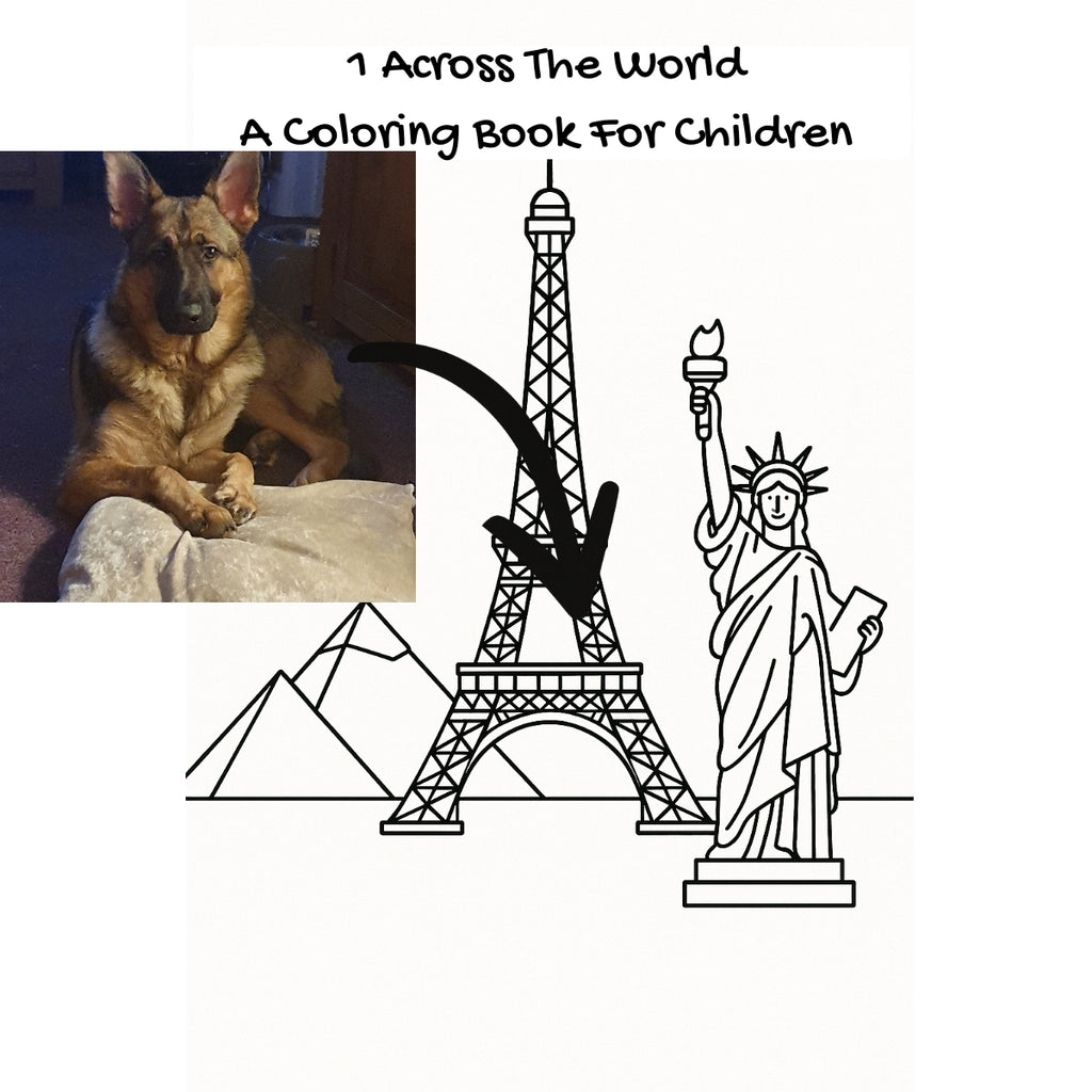 1 Across The World: A Coloring Book For Children