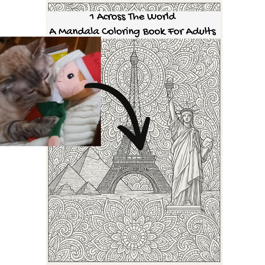 1 Across The World: A Mandala Coloring Book For Adults
