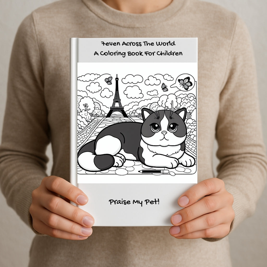 7even Across The World: A Coloring Book For Children