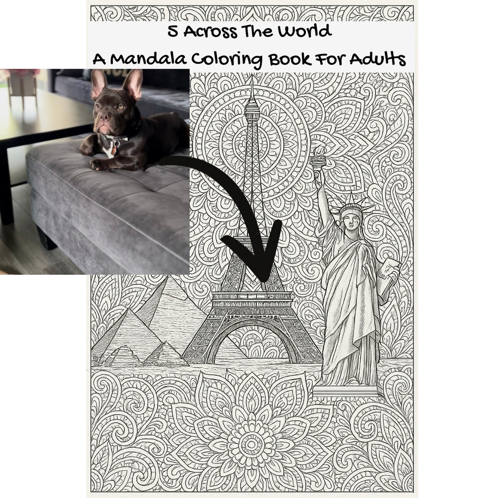 5 Across The World: A Mandala Coloring Book For Adults