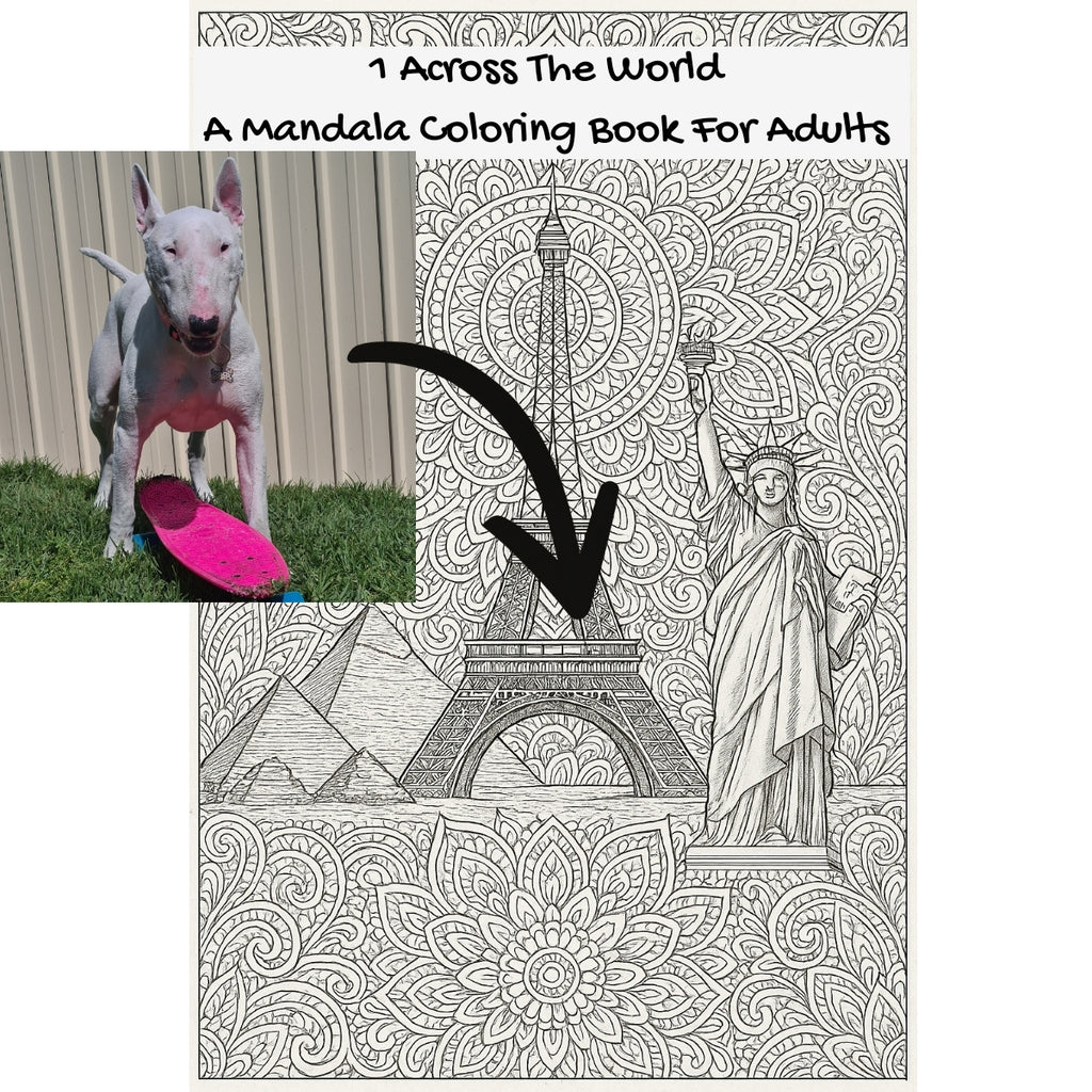 1 Across The World: A Mandala Coloring Book For Adults