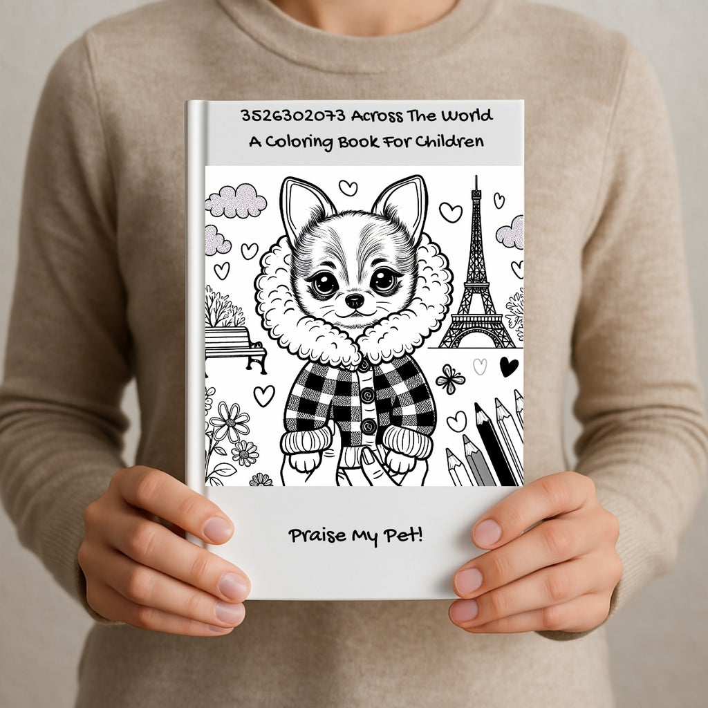 3526302073 Across The World: A Coloring Book For Children