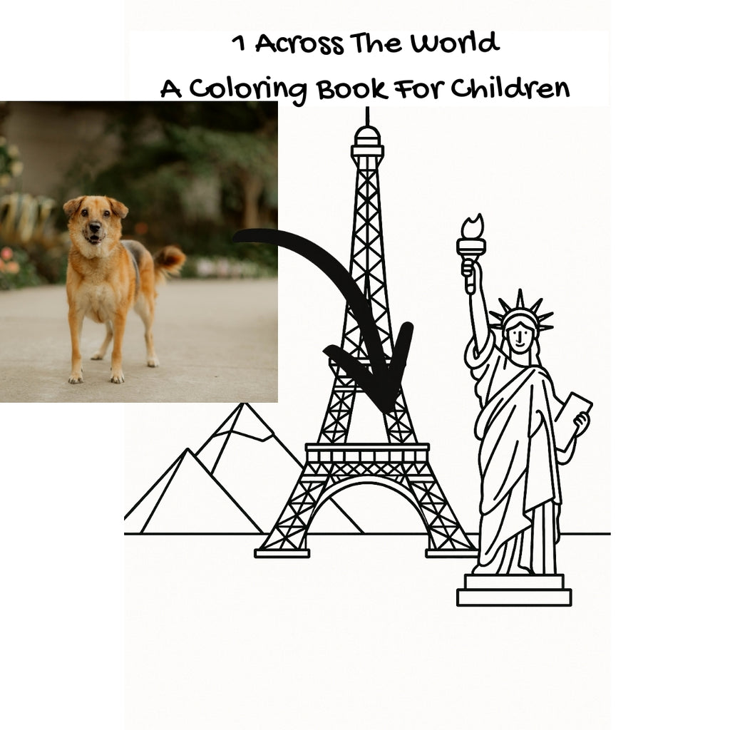 1 Across The World: A Coloring Book For Children