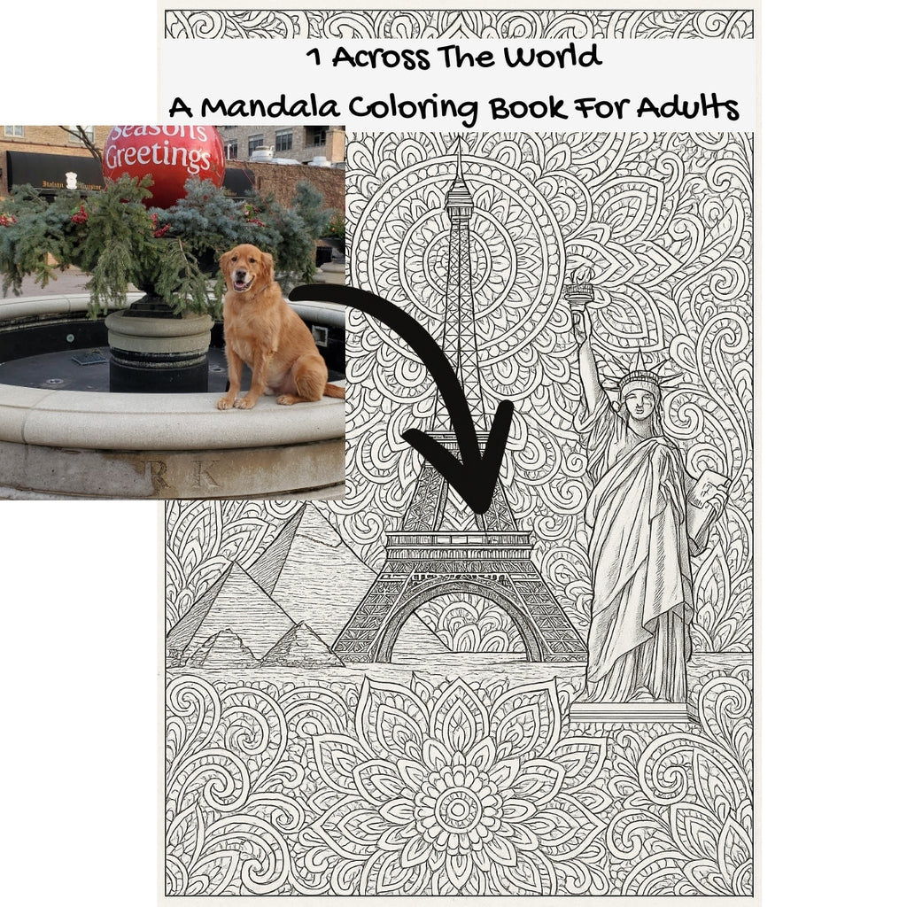 1 Across The World: A Mandala Coloring Book For Adults
