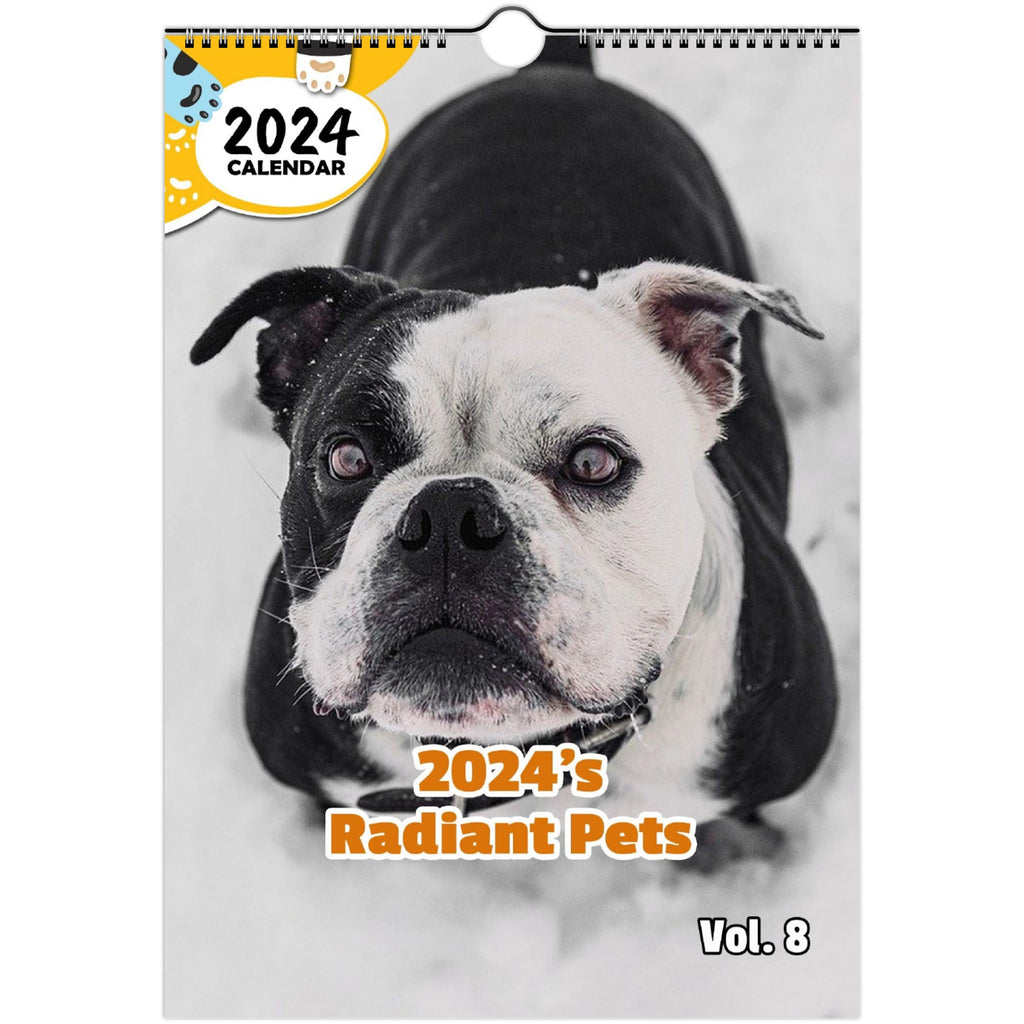 2024's Radiant Pets Volume Eight: 2024 Wall Calendar (Published)