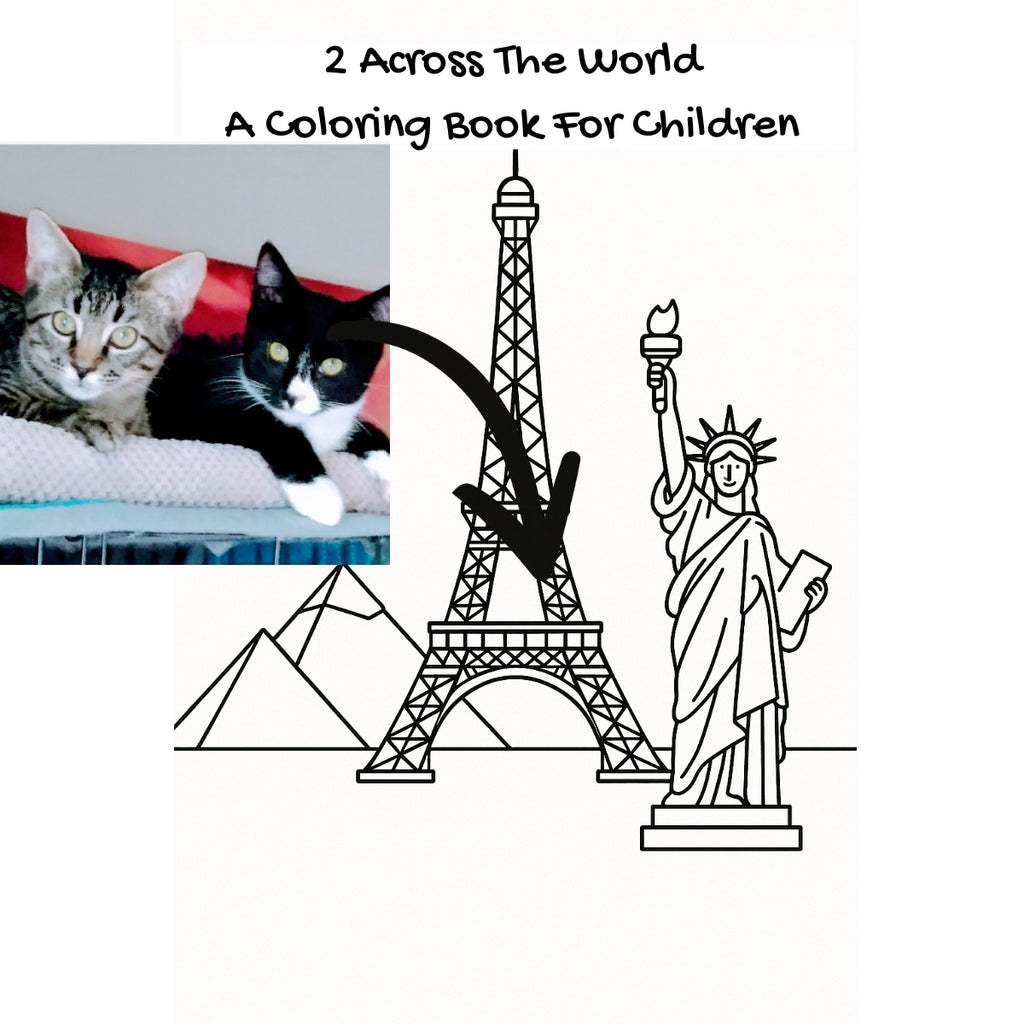 2 Across The World: A Coloring Book For Children