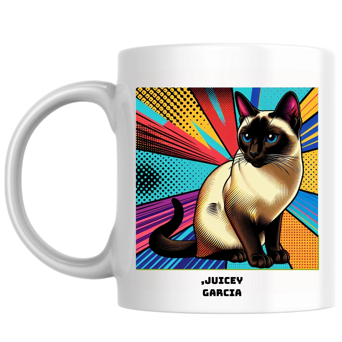 ,Juicey Garcia the Magnificent: Pop Art Coffee Mug