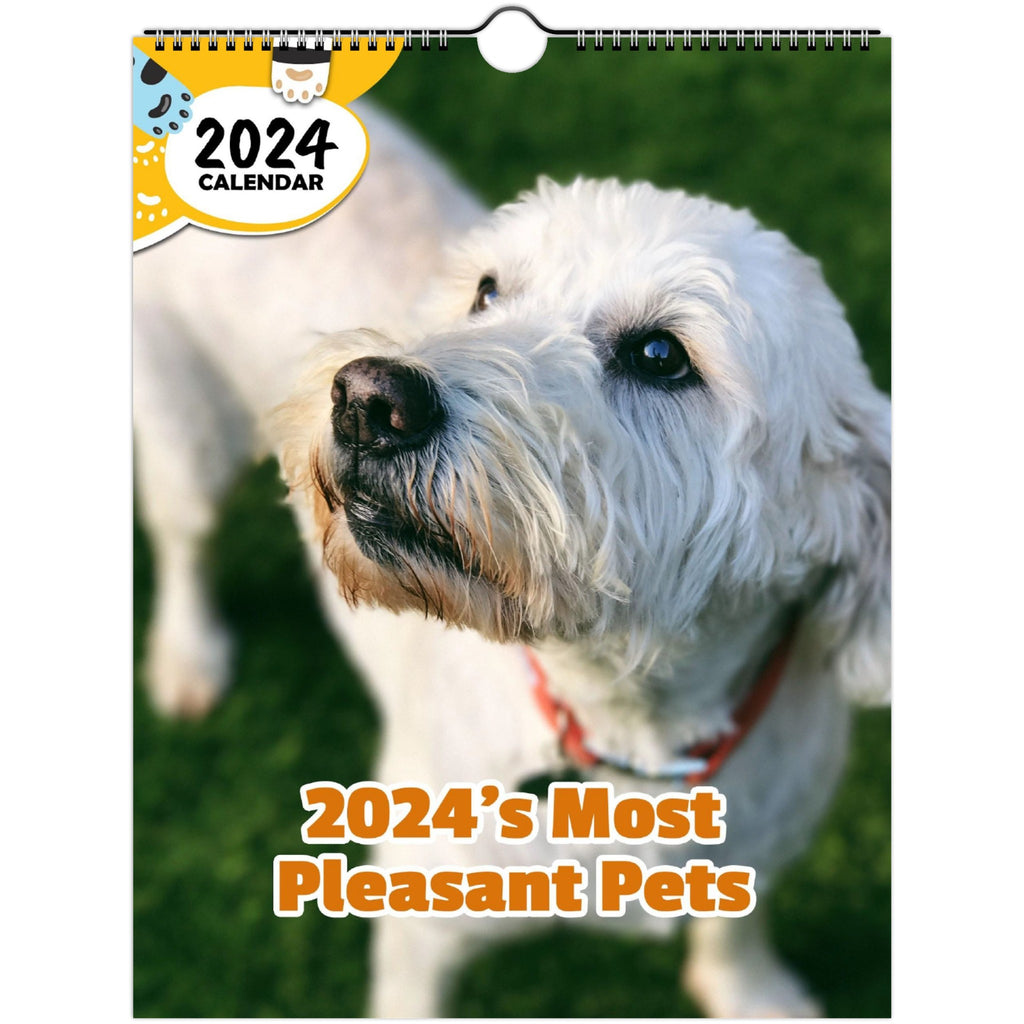 2024's Most Pleasant Pets: 2024 Wall Calendar (Published)