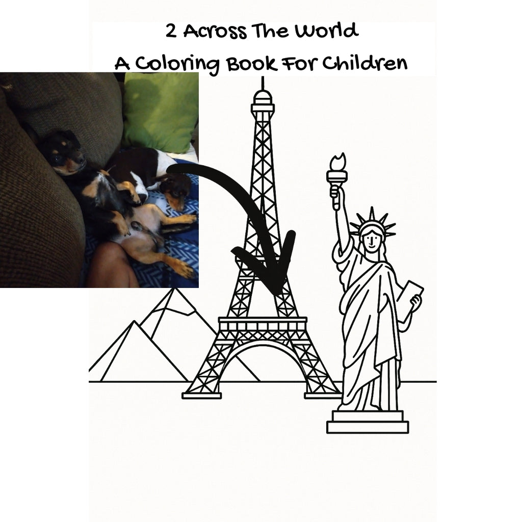 2 Across The World: A Coloring Book For Children