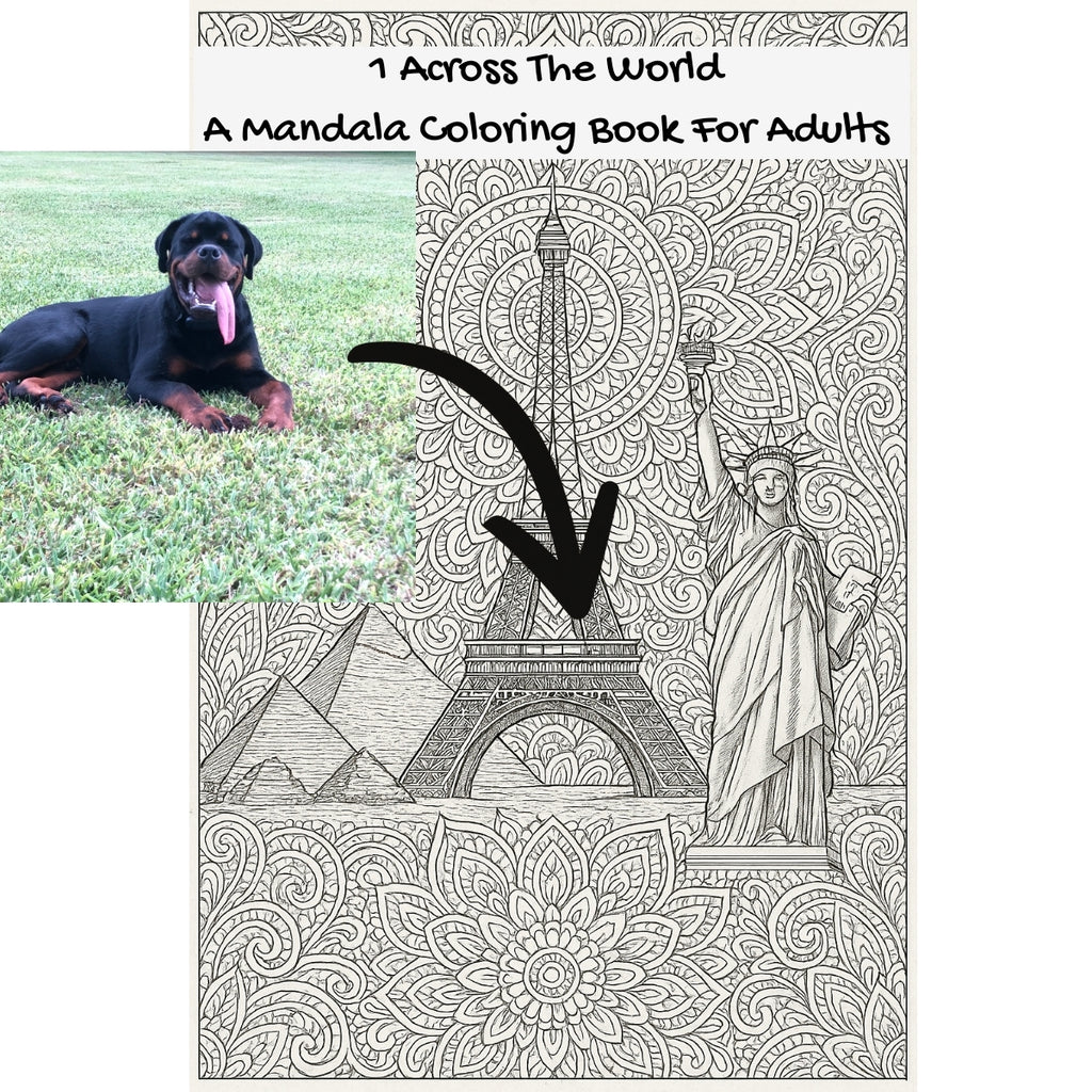 1 Across The World: A Mandala Coloring Book For Adults