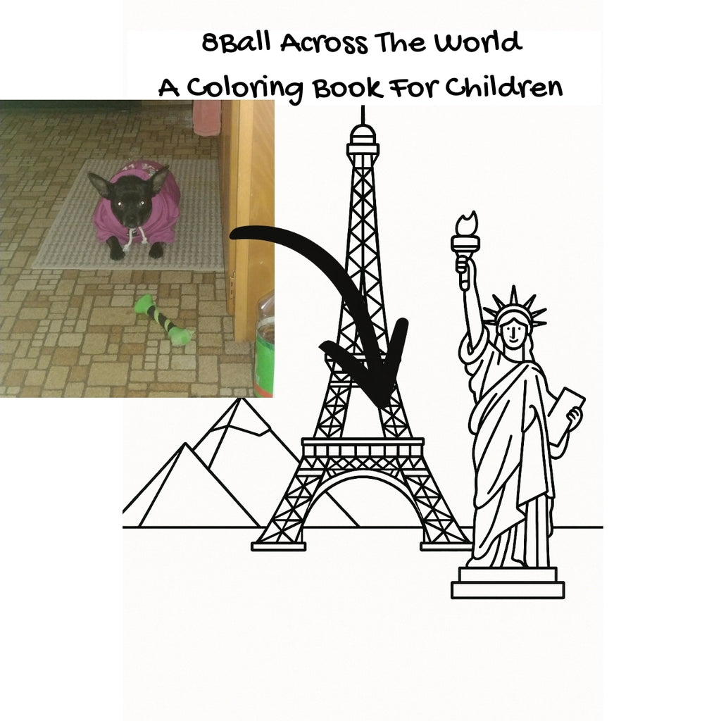 8Ball Across The World: A Coloring Book For Children
