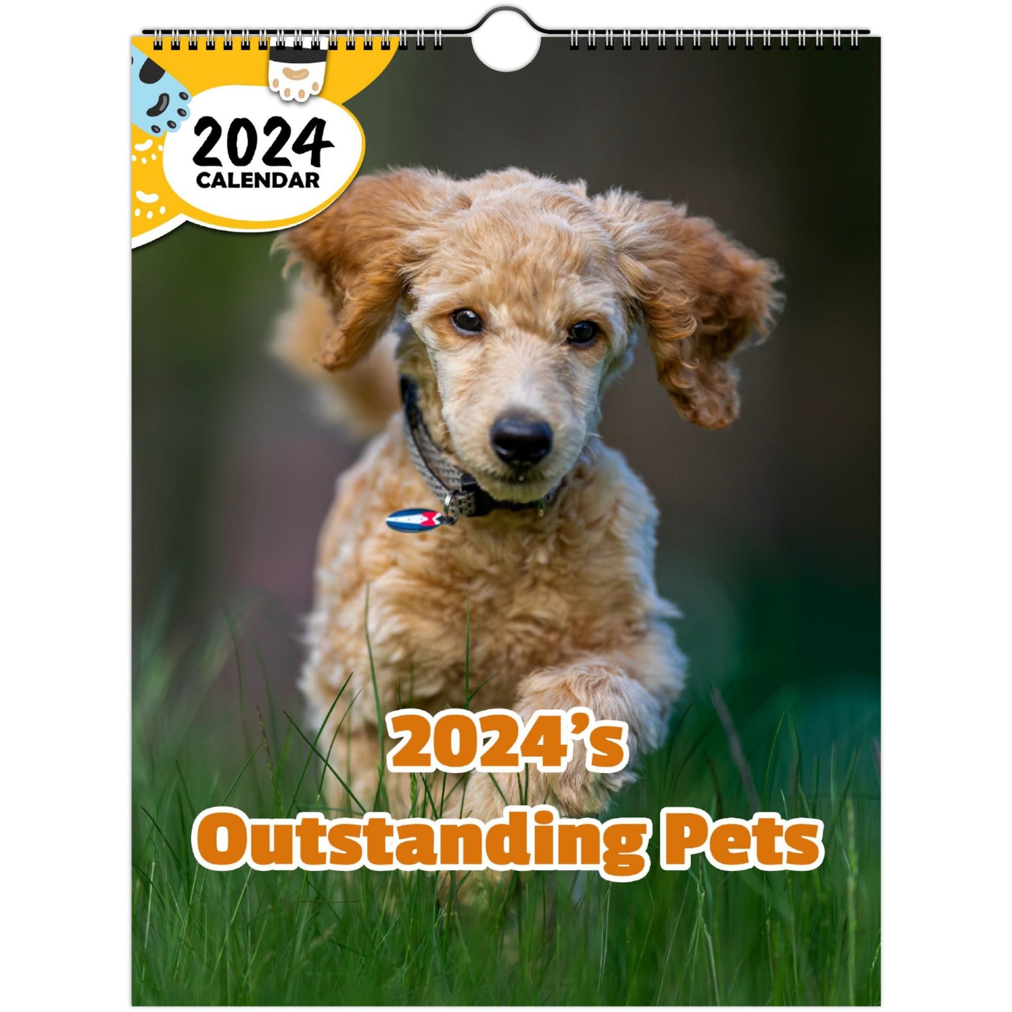 2024's Outstanding Pets: 2024 Wall Calendar (Published)