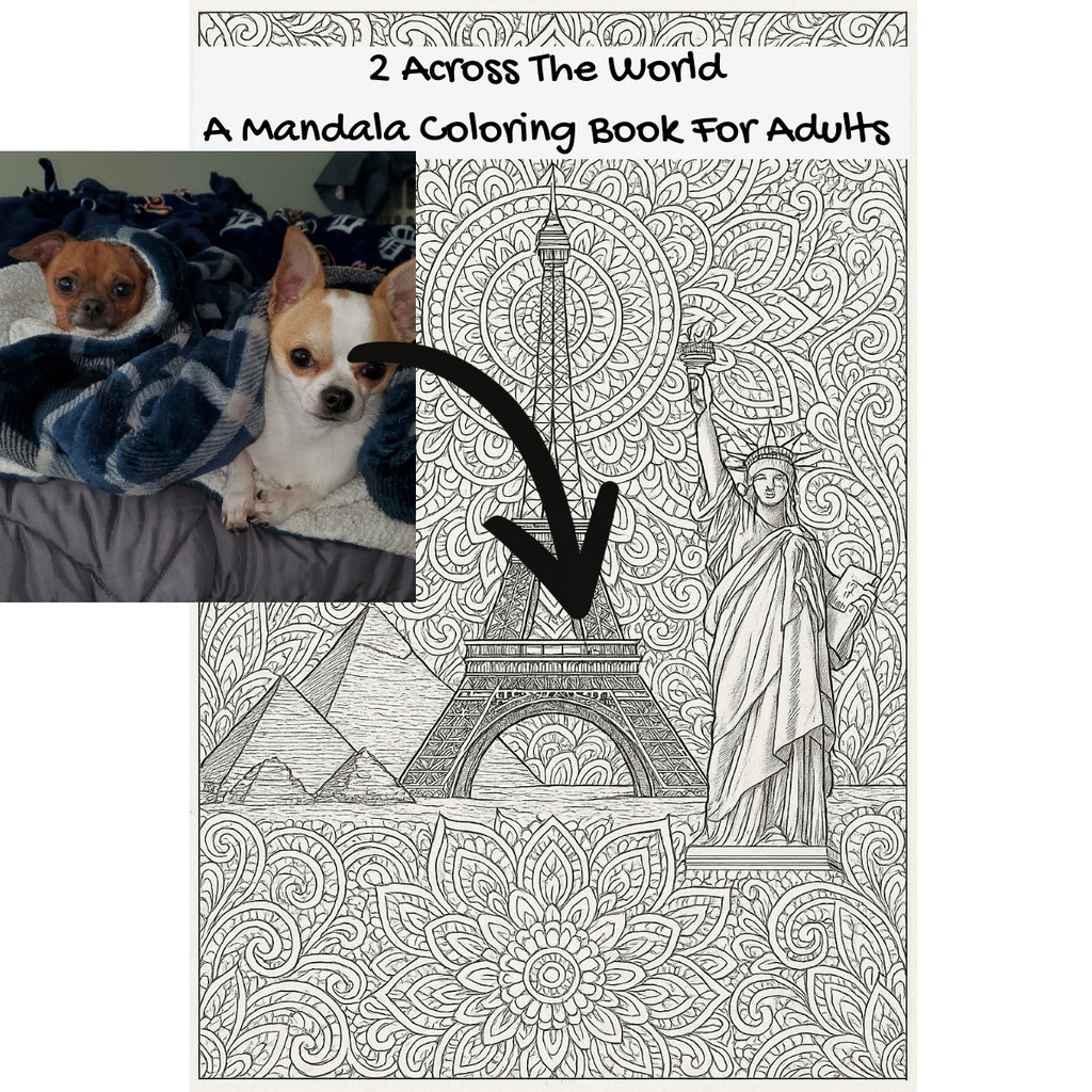 2 Across The World: A Mandala Coloring Book For Adults