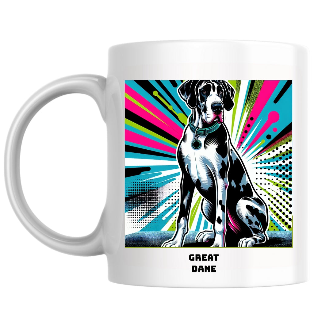 Great Dane the Magnificent: Pop Art Coffee Mug