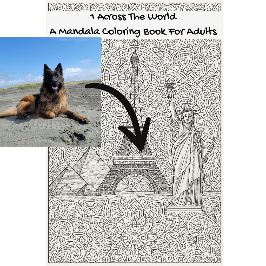 1 Across The World: A Mandala Coloring Book For Adults