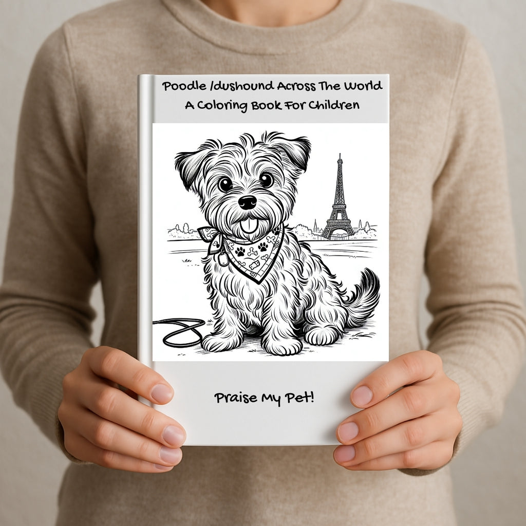 Poodle  /dushound Across The World: A Coloring Book For Children