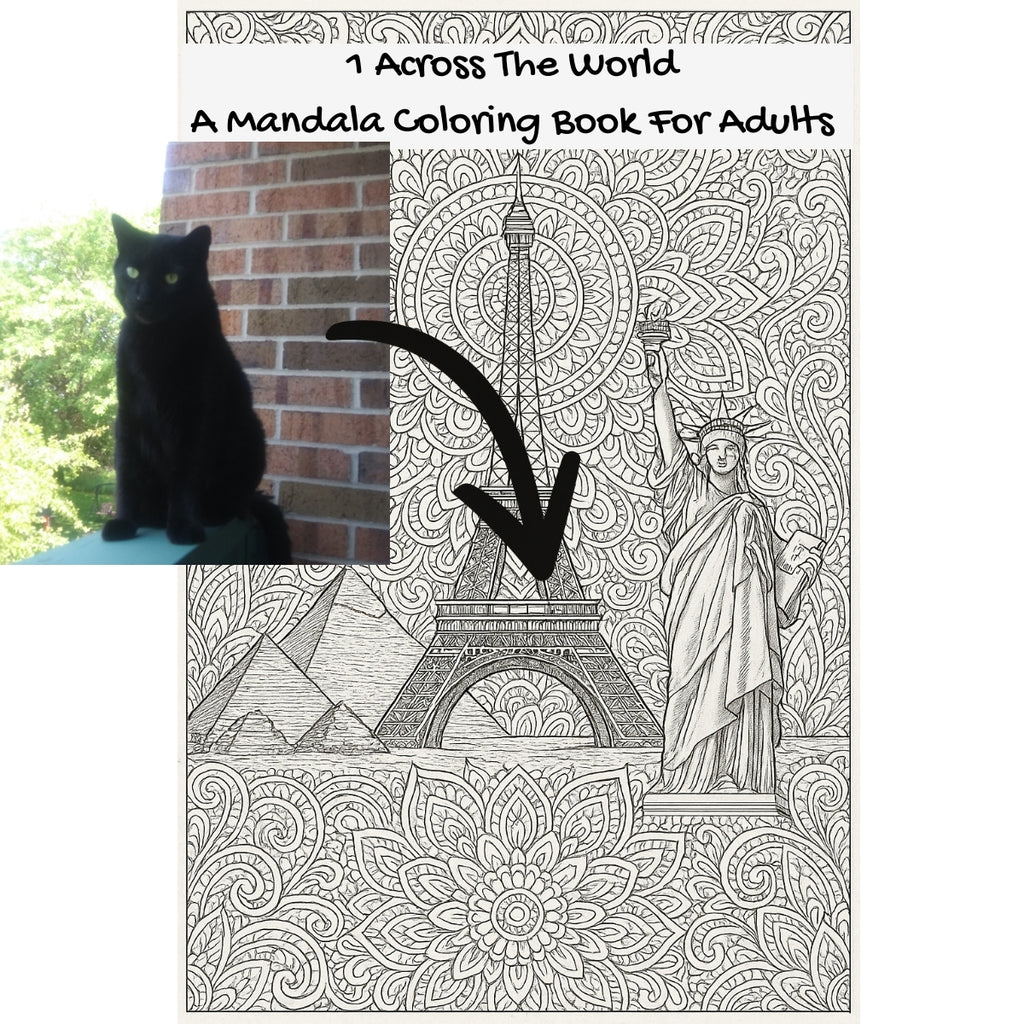 1 Across The World: A Mandala Coloring Book For Adults