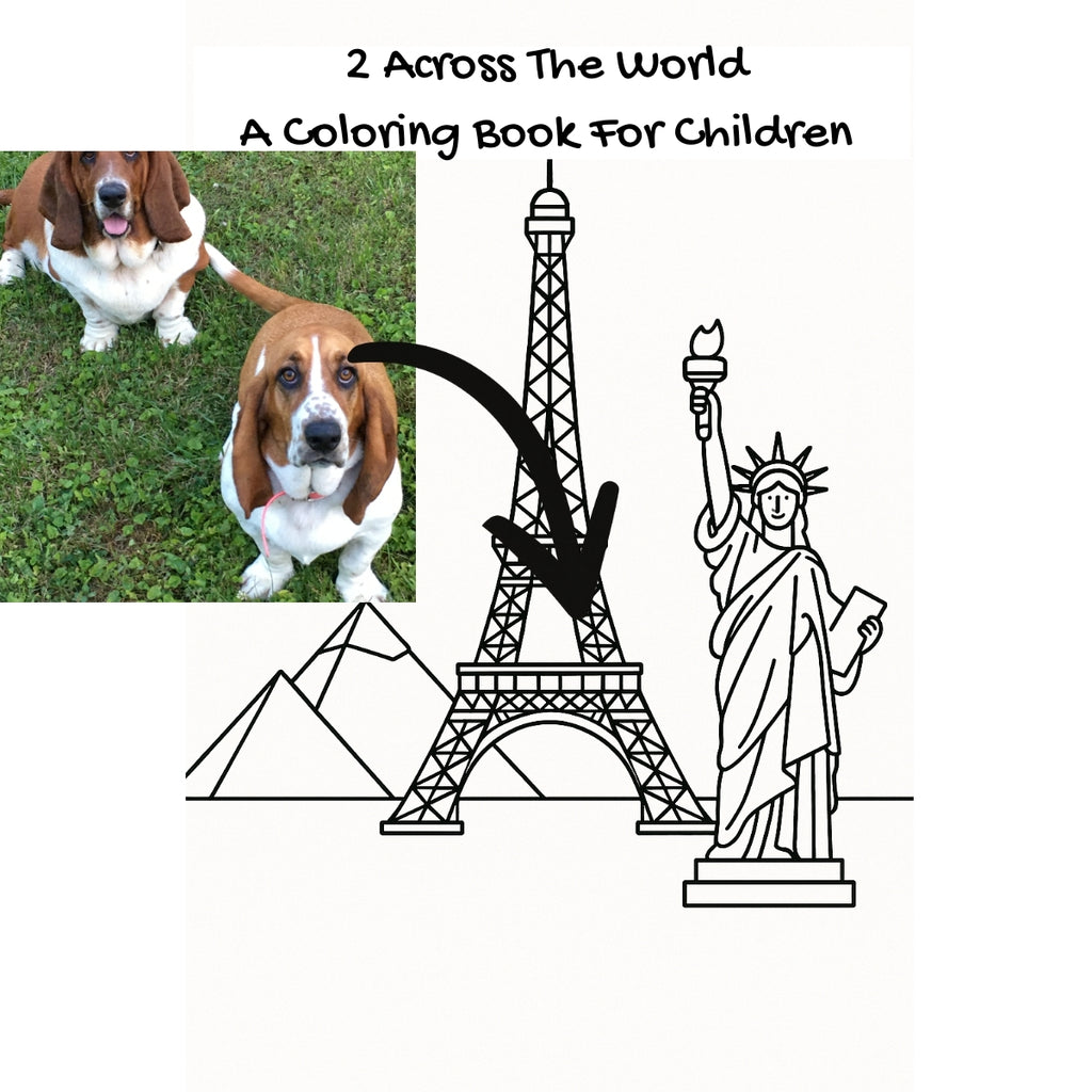 2 Across The World: A Coloring Book For Children