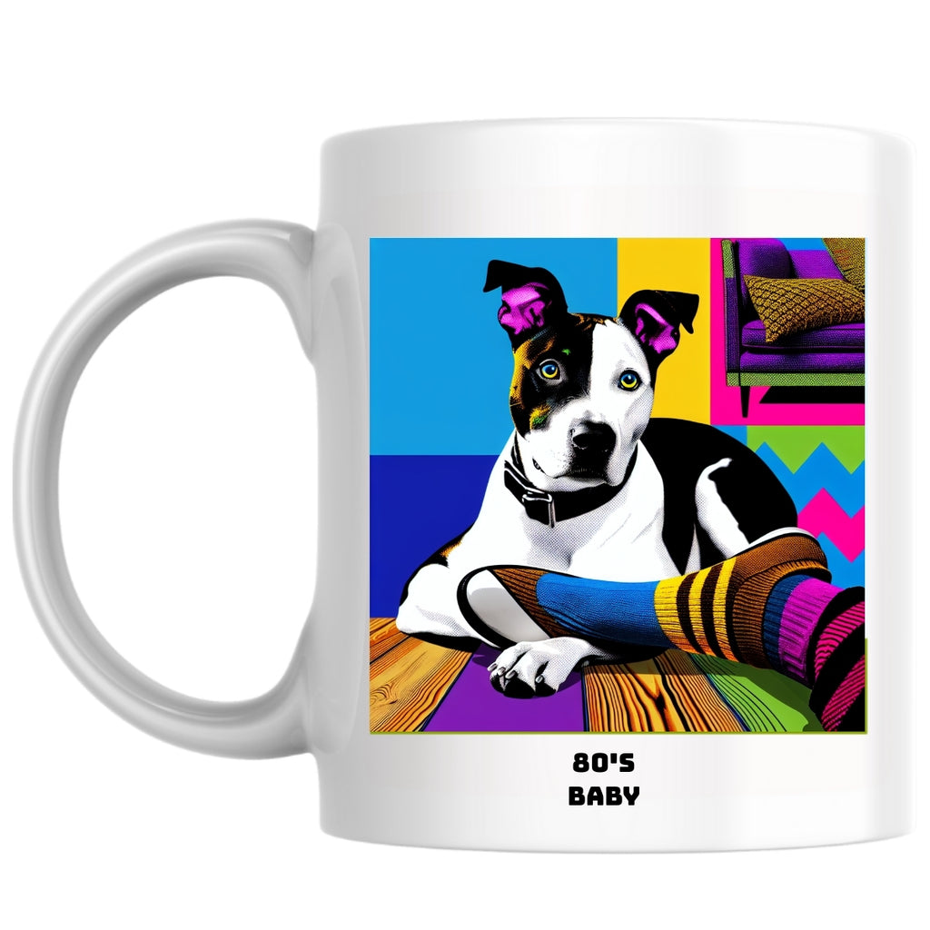 80's Baby the Magnificent: Pop Art Coffee Mug