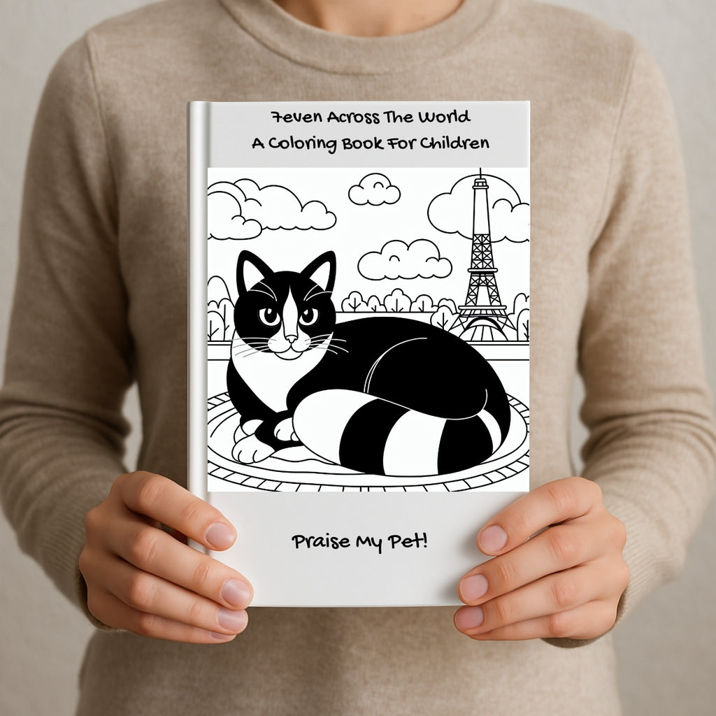 7even Across The World: A Coloring Book For Children