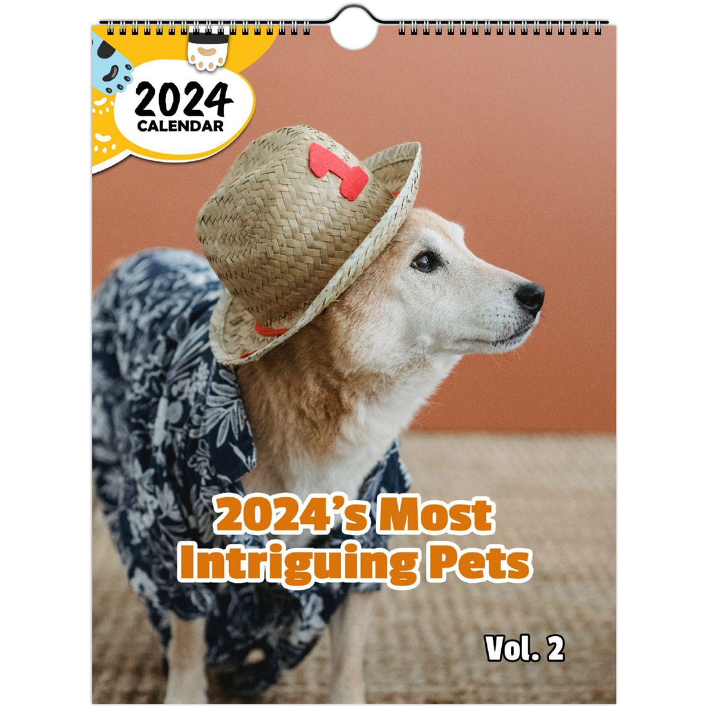 2024's Most Intriguing Pets Volume Two: 2024 Wall Calendar (Published)