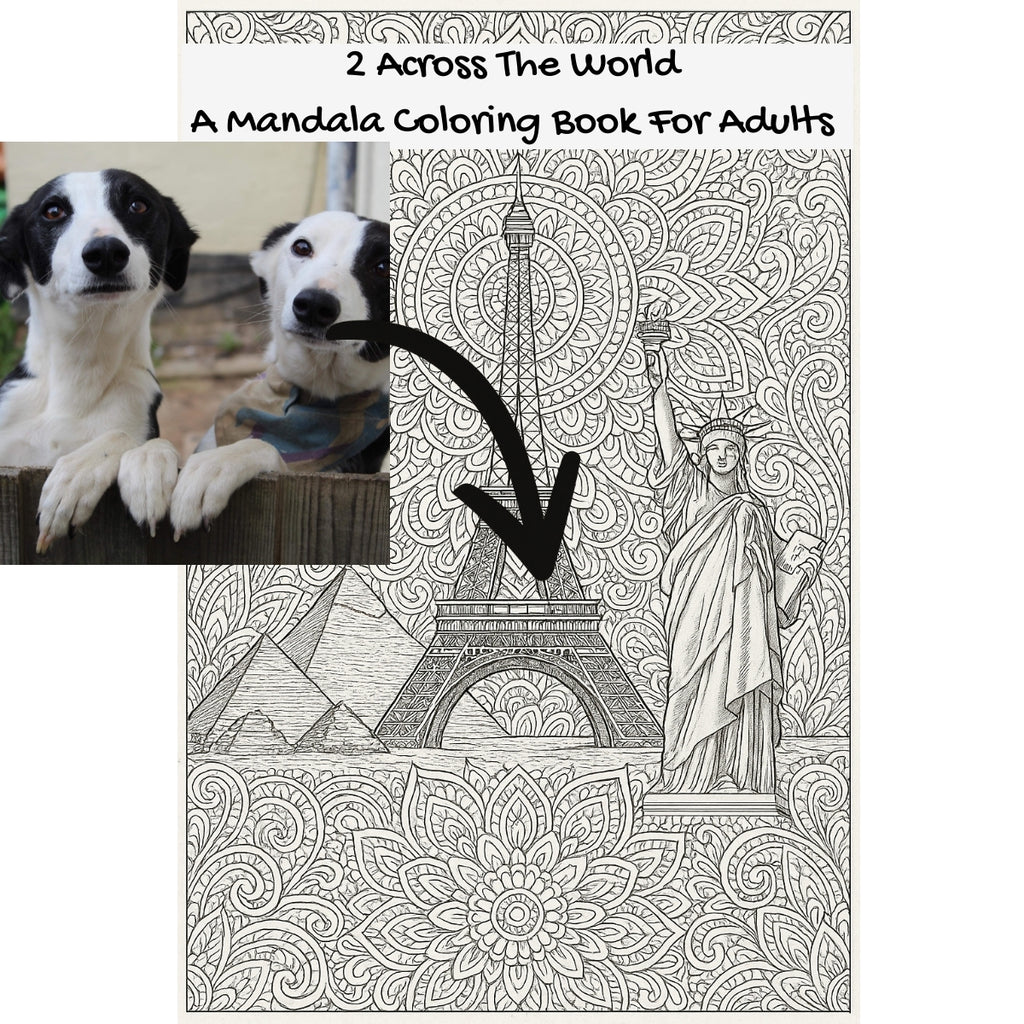 2 Across The World: A Mandala Coloring Book For Adults