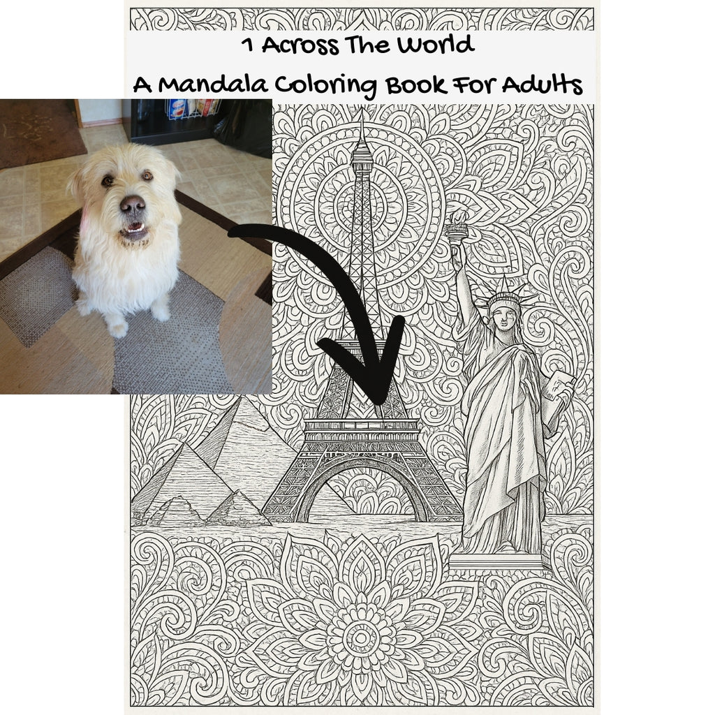 1 Across The World: A Mandala Coloring Book For Adults