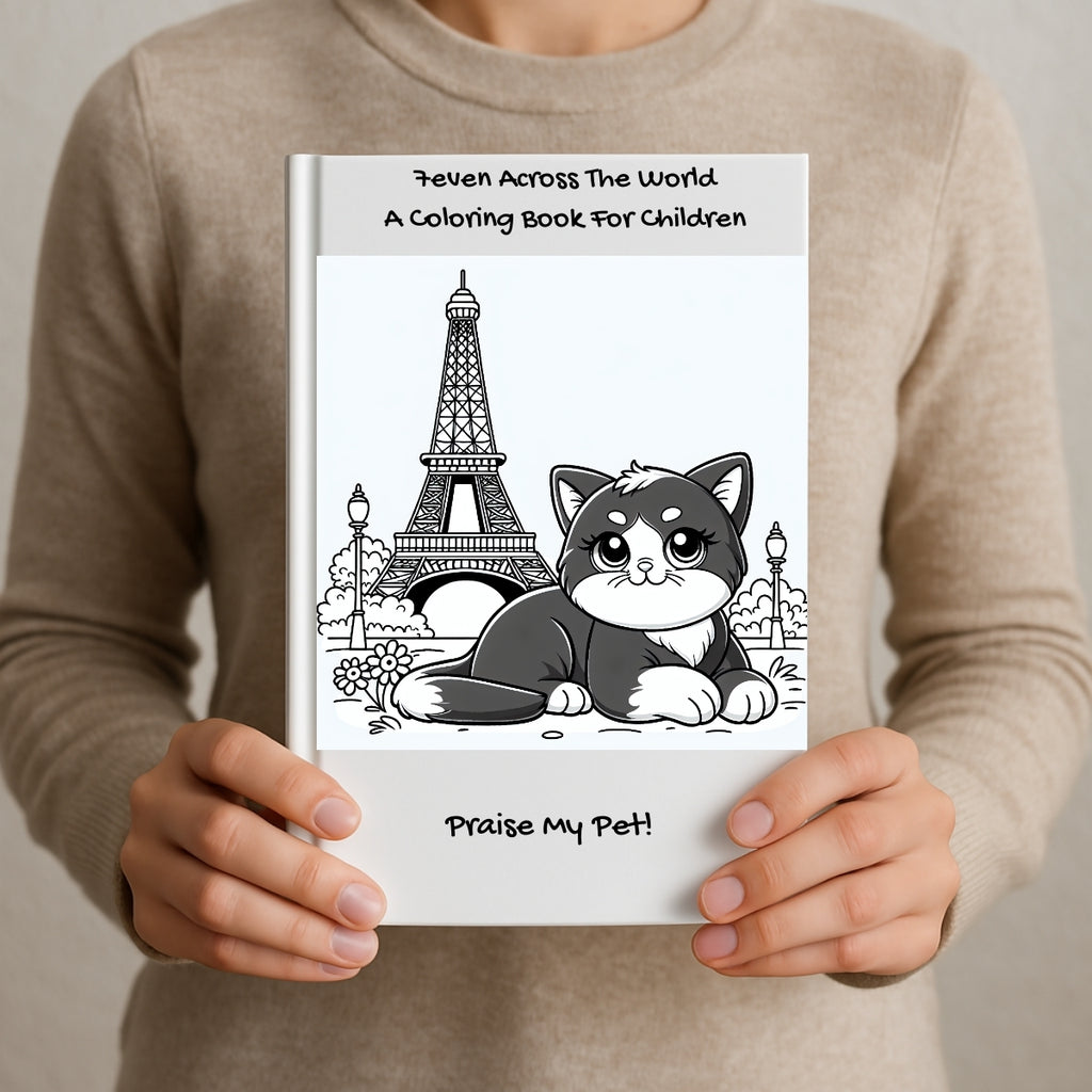 7even Across The World: A Coloring Book For Children