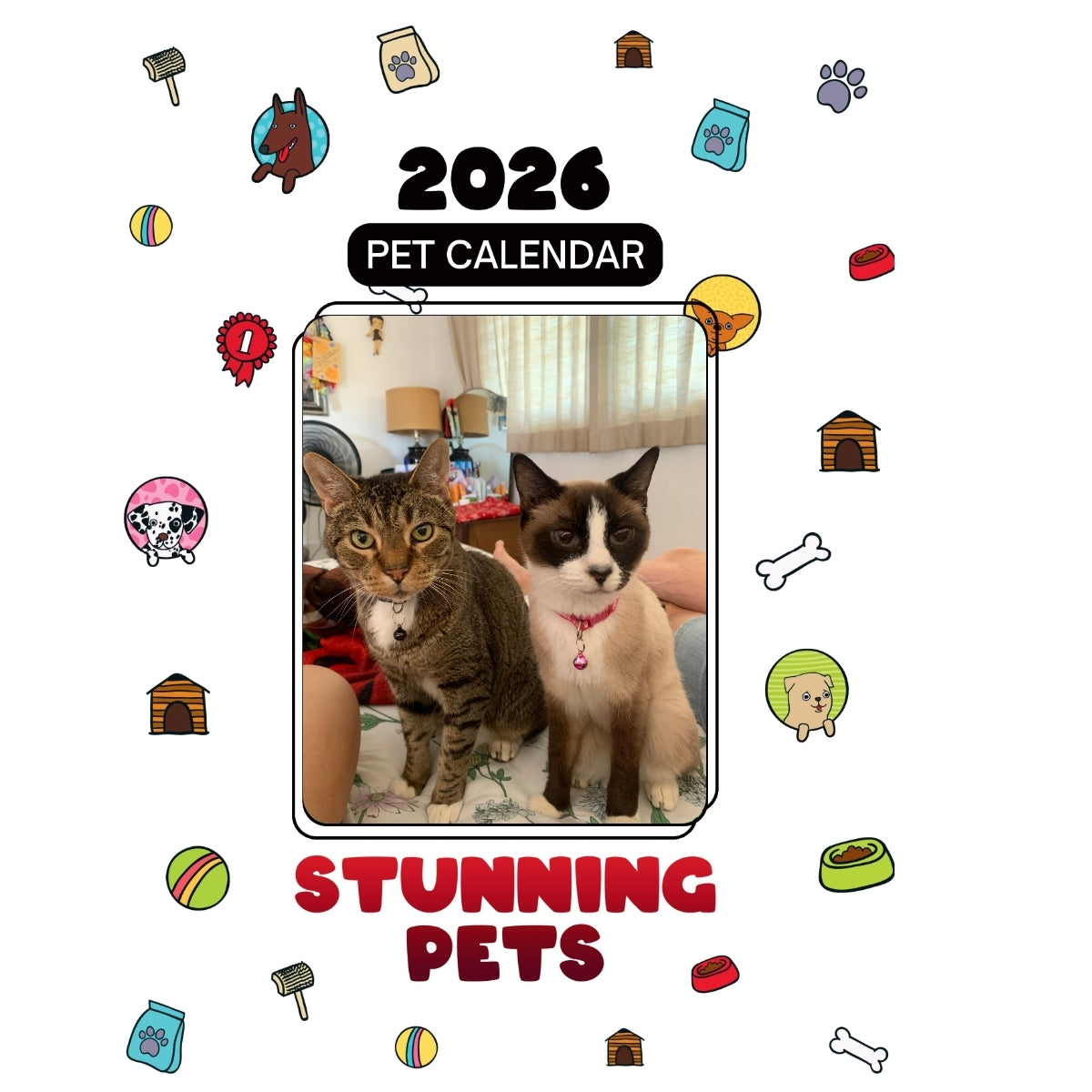 Sunshine and Jynx Headlines Stunning Pets: A 2026 Pet Calendar
