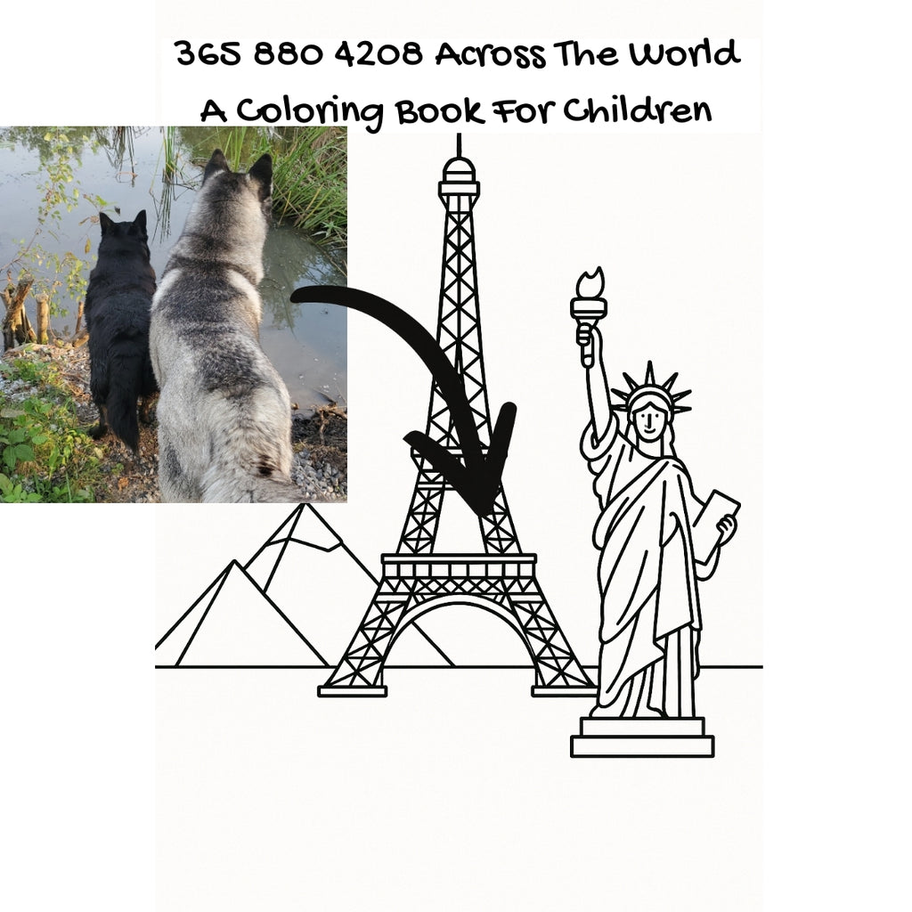 365 880 4208 Across The World: A Coloring Book For Children