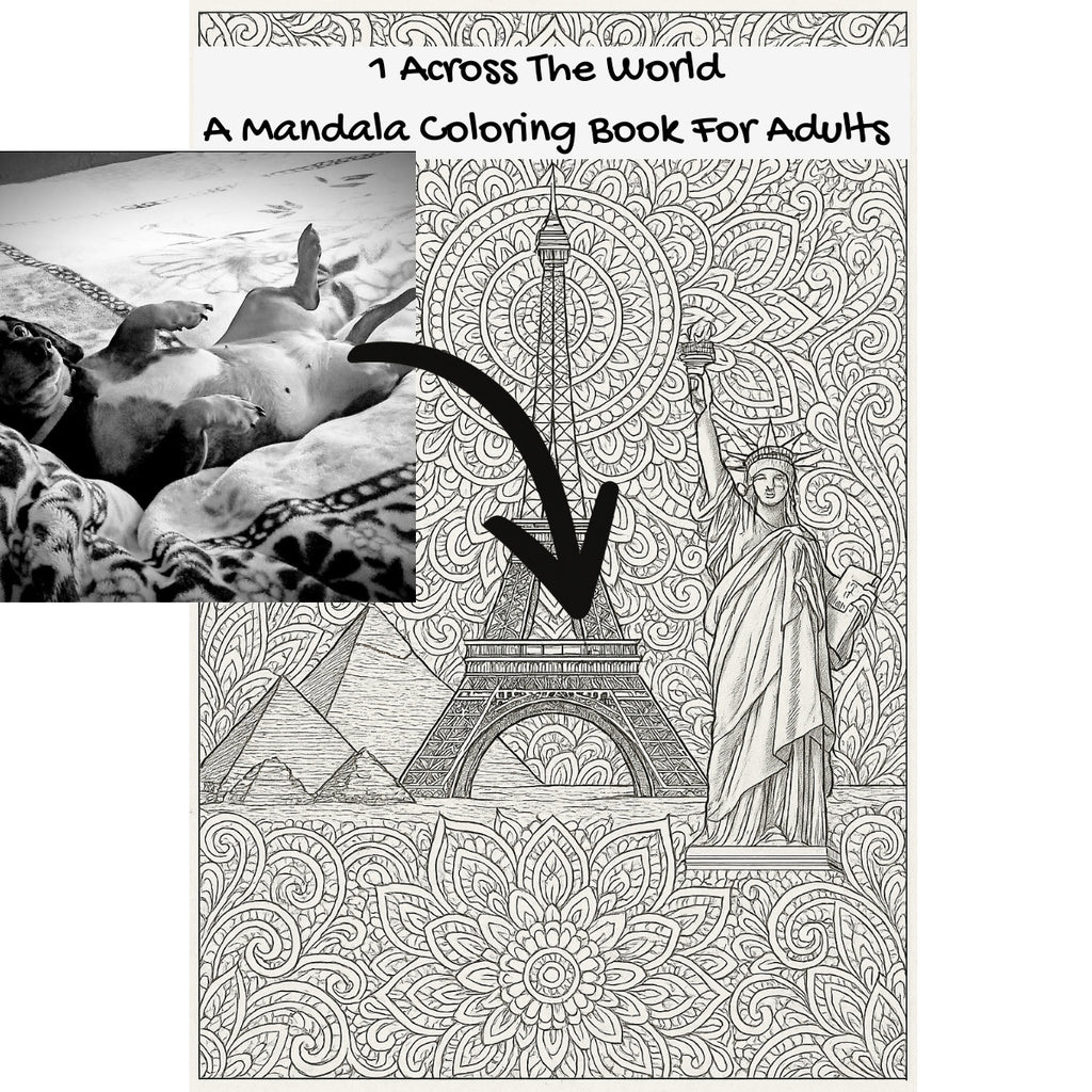 1 Across The World: A Mandala Coloring Book For Adults