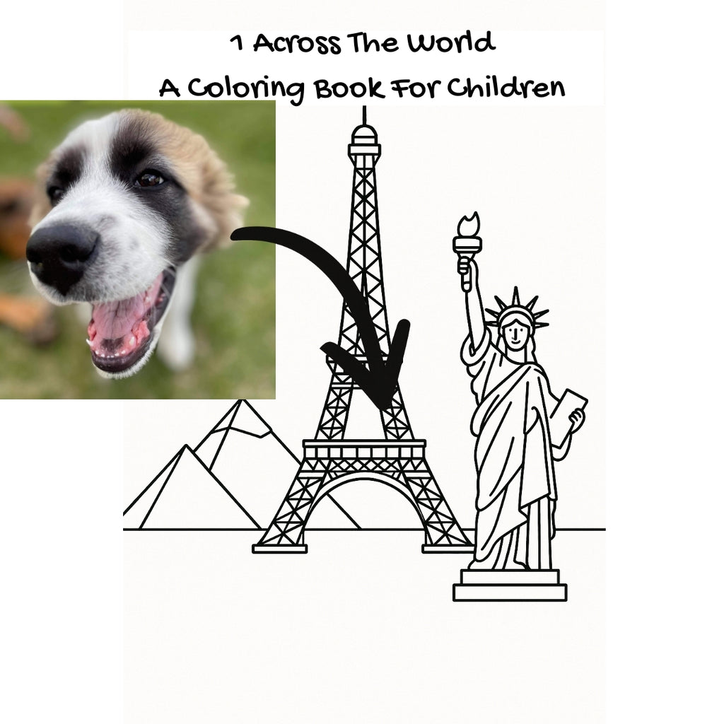 1 Across The World: A Coloring Book For Children