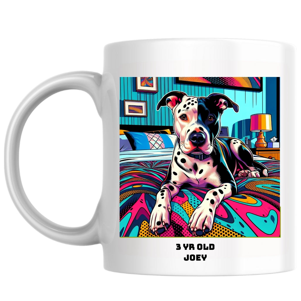 3 yr old joey the Magnificent: Pop Art Coffee Mug