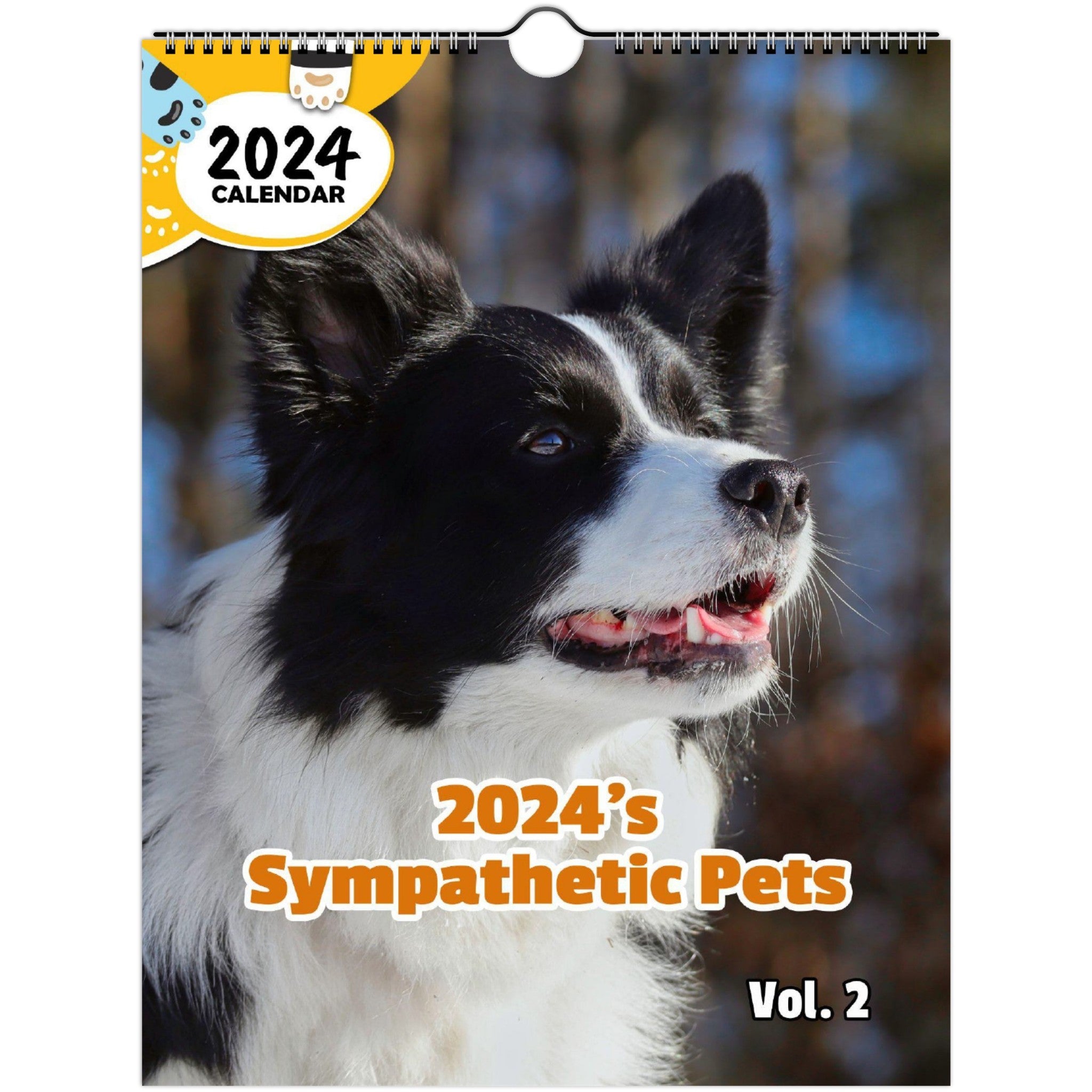 2024's Sympathetic Pets Volume Two: 2024 Wall Calendar (Published)