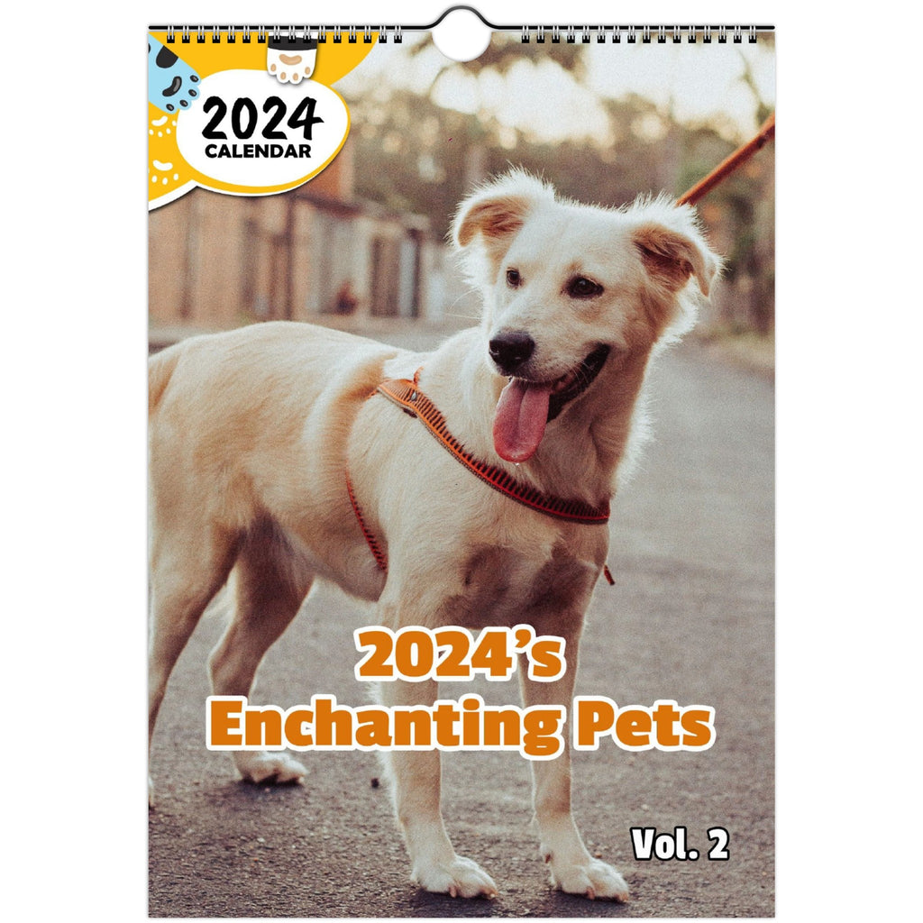 2024's Enchanting Pets Volume Two: 2024 Wall Calendar (Published)