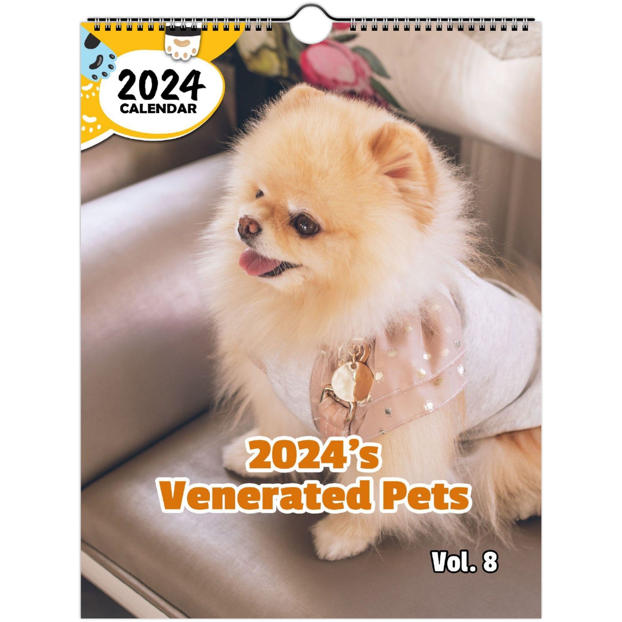 2024's Venerated Pets Volume Eight: 2024 Wall Calendar (Published)