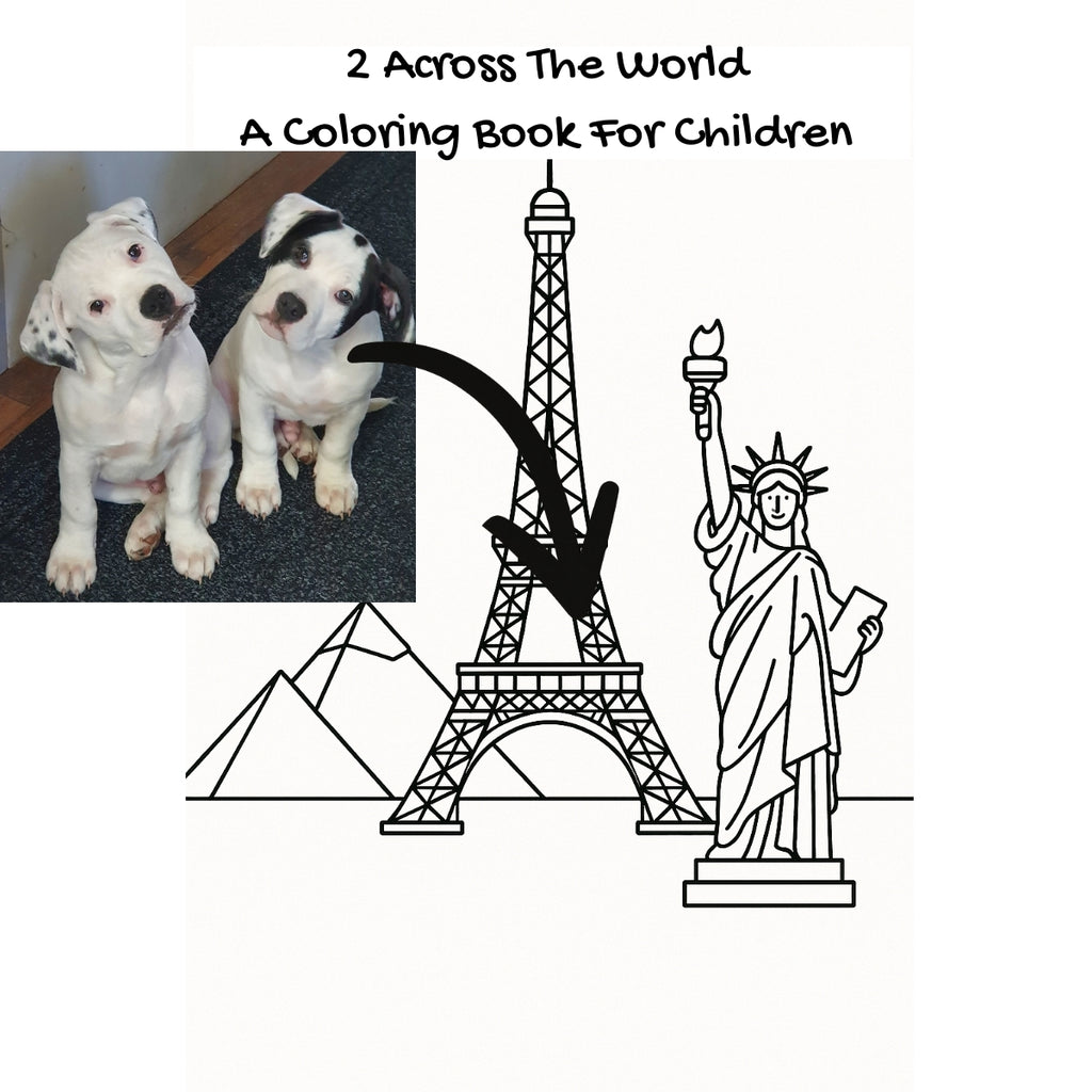 2 Across The World: A Coloring Book For Children