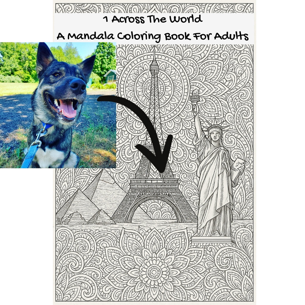 1 Across The World: A Mandala Coloring Book For Adults